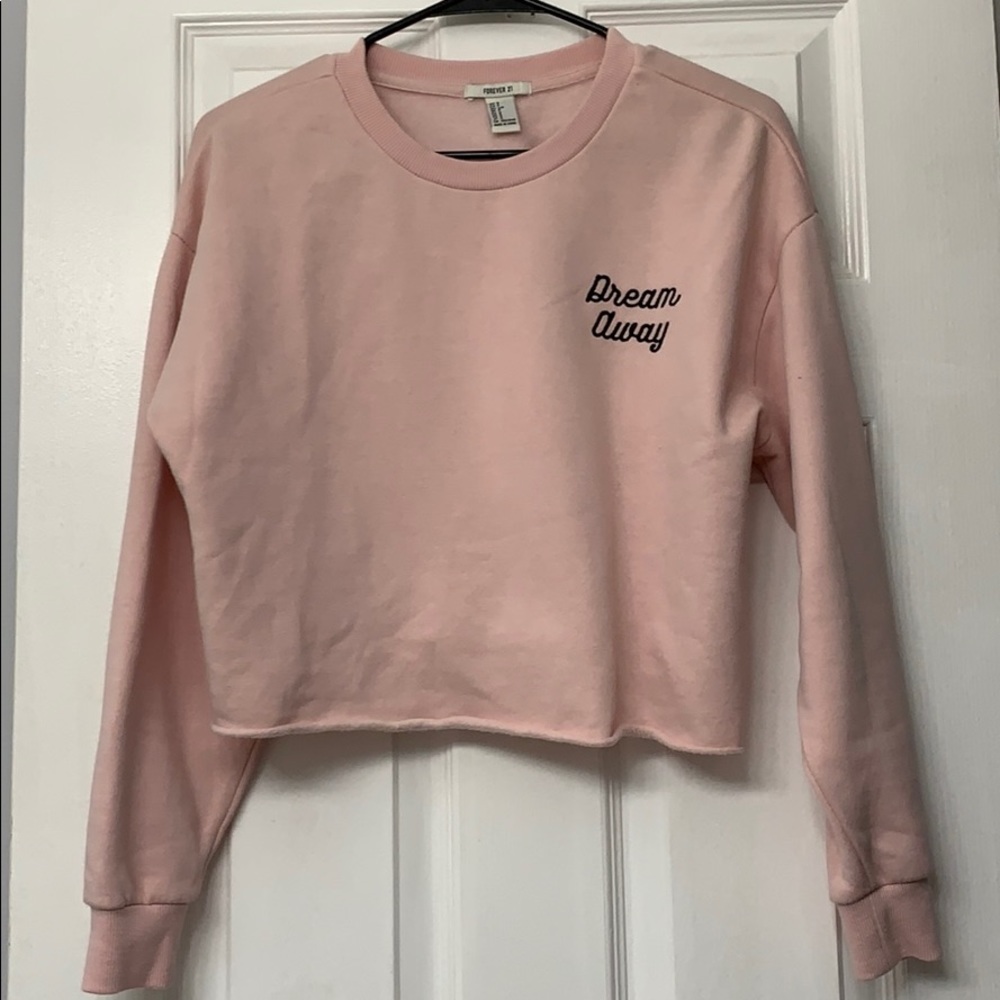 Forever 21 women’s short sweatshirt